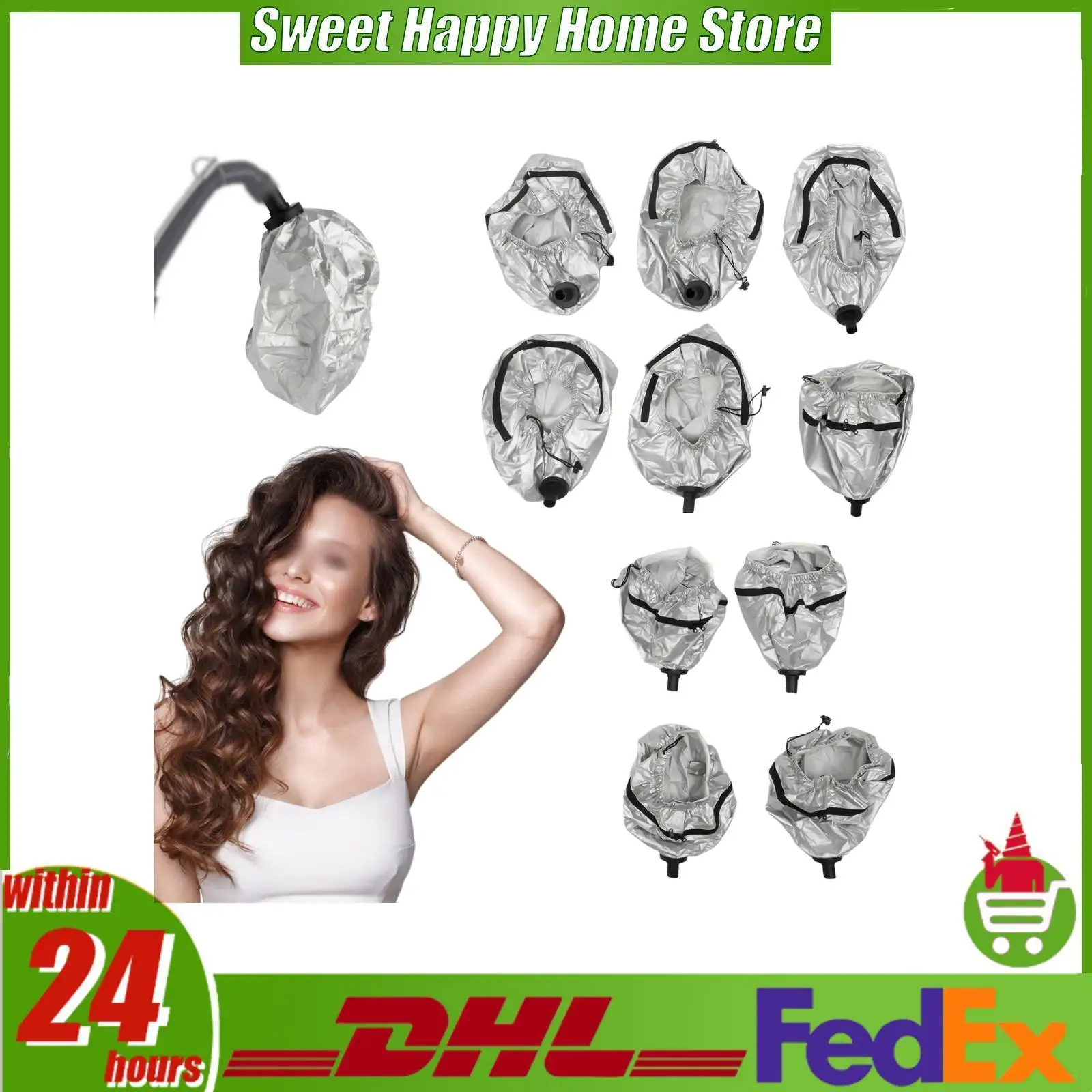 10 Pcs Hair Dye Cap Nanometer Steamer Hat for Hair Dye Machine Double Waterproof Cloth Hair Steamer Hood Accessory
10 Pcs Hair Dye Cap Nanometer Steamer Hat for Hair Dye Machine Double Waterproof Cloth Hair Steamer Hood Accessory