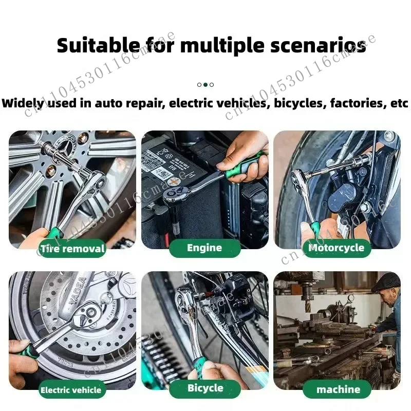 12pcs Stainless Steel Socket Ratchet Wrench Set Hand Tool Kits for Car Use & Repair 1/2 1/4 3/8 Wrench Socket Combination Tool
12pcs Stainless Steel Socket Ratchet Wrench Set Hand Tool Kits for Car Use & Repair 1/2 1/4 3/8 Wrench Socket Combination Tool