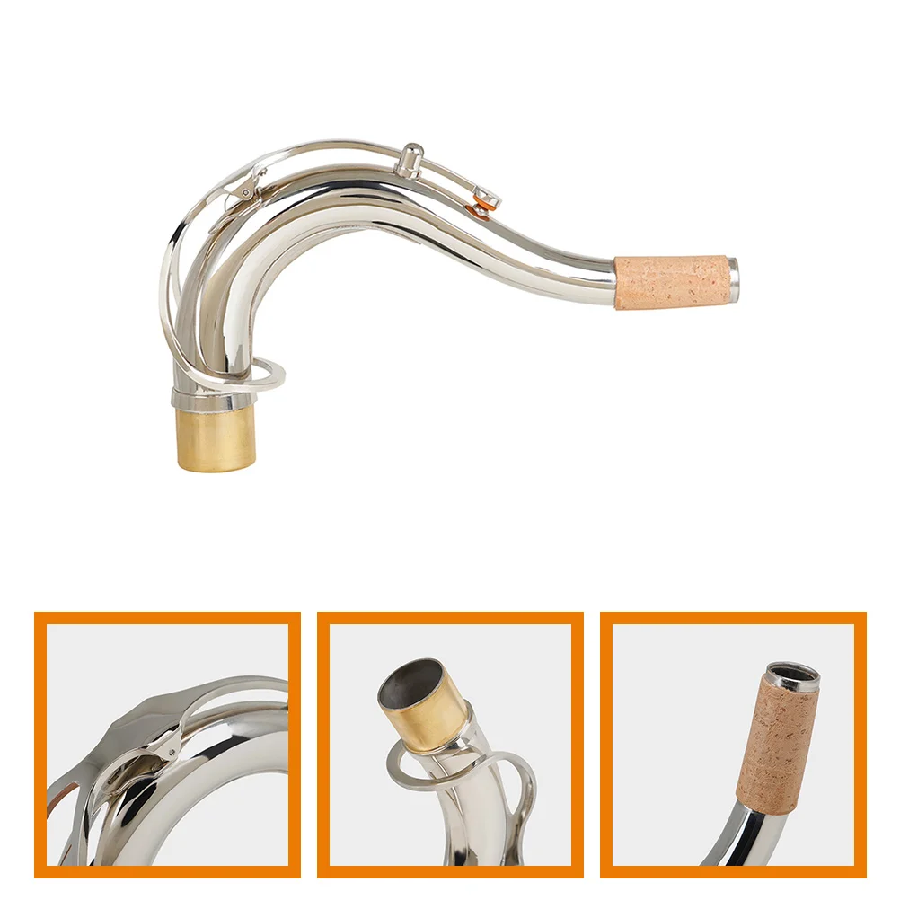 Tenor Saxophone Bent Neck Pipe Mouth 275mm Flat Sound Quality Soprano Brass Silver Plated Replacement
Tenor Saxophone Bent Neck Pipe Mouth 275mm Flat Sound Quality Soprano Brass Silver Plated Replacement