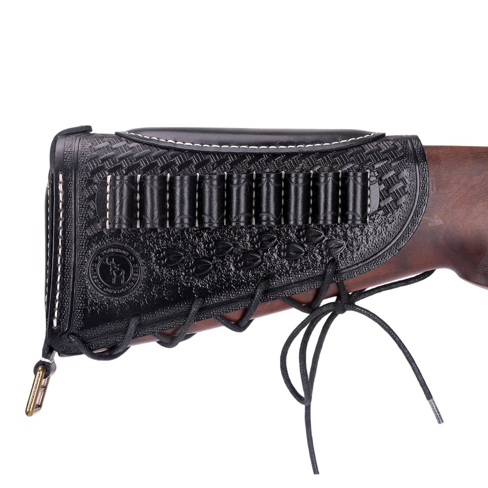 Tourbon Hunting Leather Rifle Butt Stock Cover Cheek Rest with Cartridges Loops Fits for 30.06, 30.30, 308 ect. Black Shooting
Tourbon Hunting Leather Rifle Butt Stock Cover Cheek Rest with Cartridges Loops Fits for 30.06, 30.30, 308 ect. Black Shooting