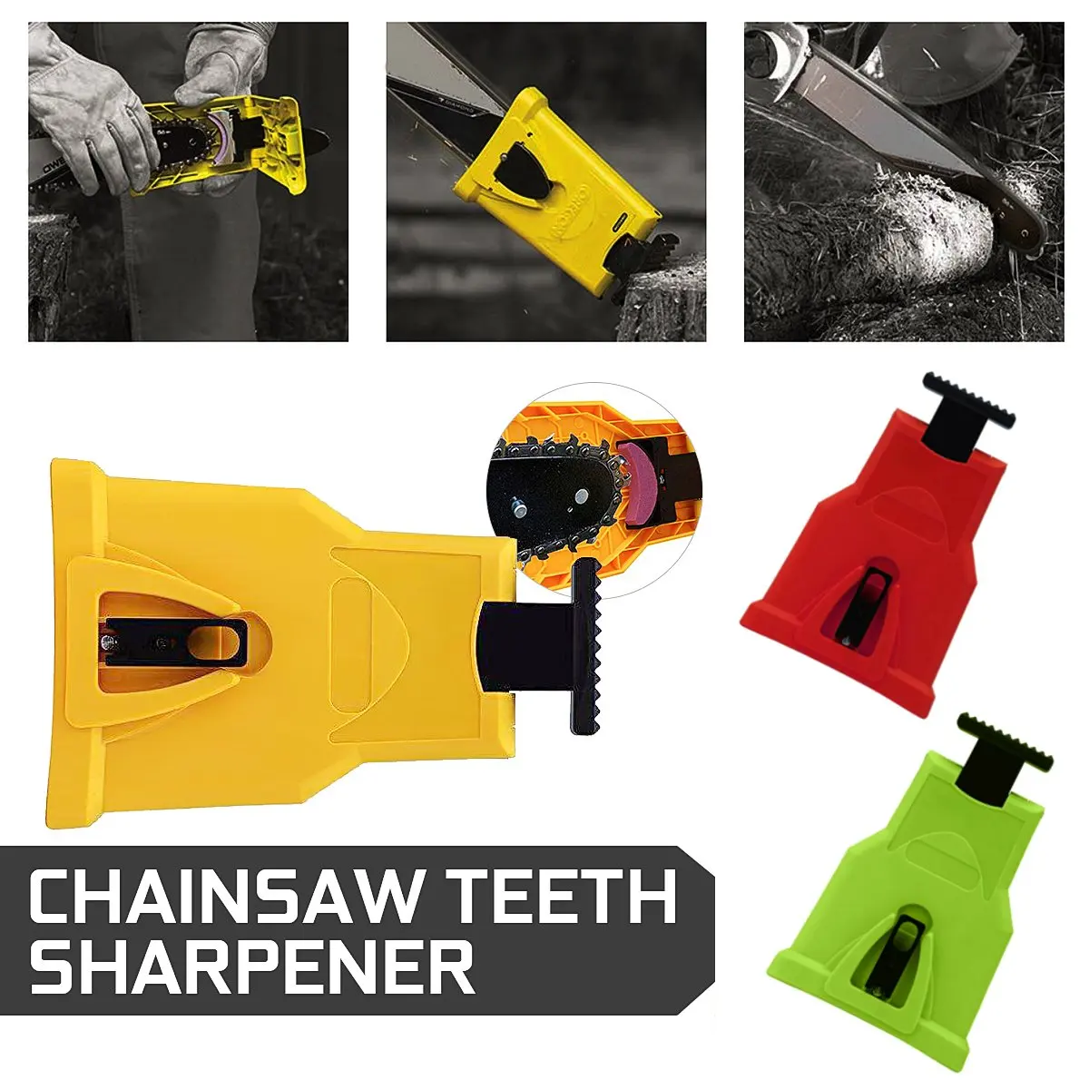 Chainsaw Teeth Sharpener Portable Durable Sharpen Chain Saw Bar-Mount Fast Grinding Sharpening Chainsaw Chain Woodworking Tools
Chainsaw Teeth Sharpener Portable Durable Sharpen Chain Saw Bar-Mount Fast Grinding Sharpening Chainsaw Chain Woodworking Tools