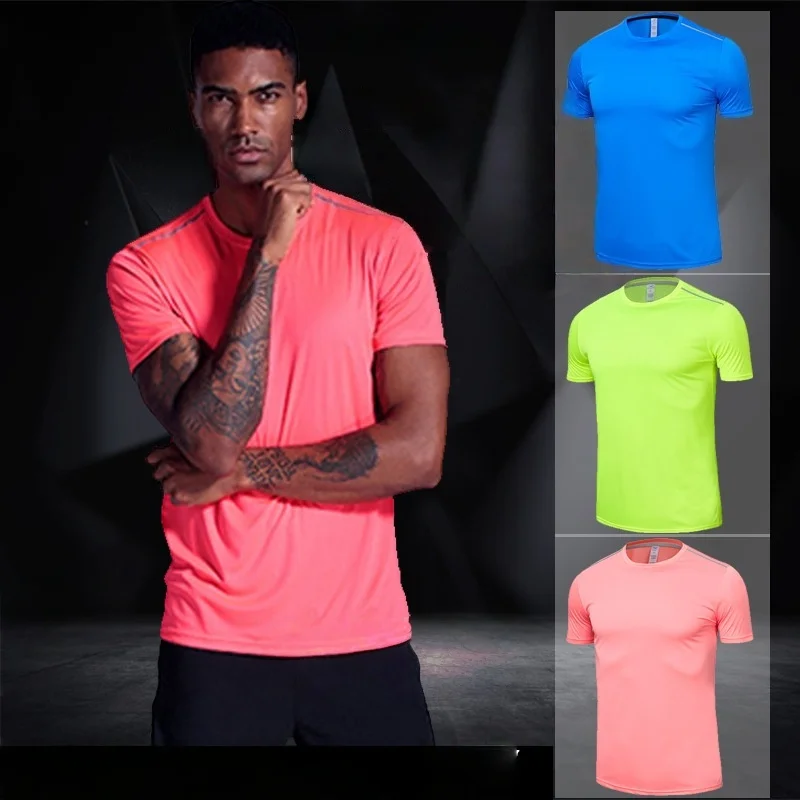 Men's Quick Dry Short Sleeve Gym Running Moisture Wicking Round Neck T-Shirt Training Exercise Gym Sport Shirt Tops Lightweight
Men's Quick Dry Short Sleeve Gym Running Moisture Wicking Round Neck T-Shirt Training Exercise Gym Sport Shirt Tops Lightweight