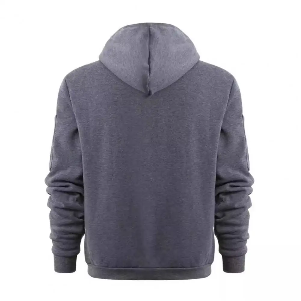Zip-up Jacket Men's Stylish Hooded Coat with Plush Lining Multi Pockets for Warmth Comfort Versatile Daily Wear Outwear Men
Zip-up Jacket Men's Stylish Hooded Coat with Plush Lining Multi Pockets for Warmth Comfort Versatile Daily Wear Outwear Men