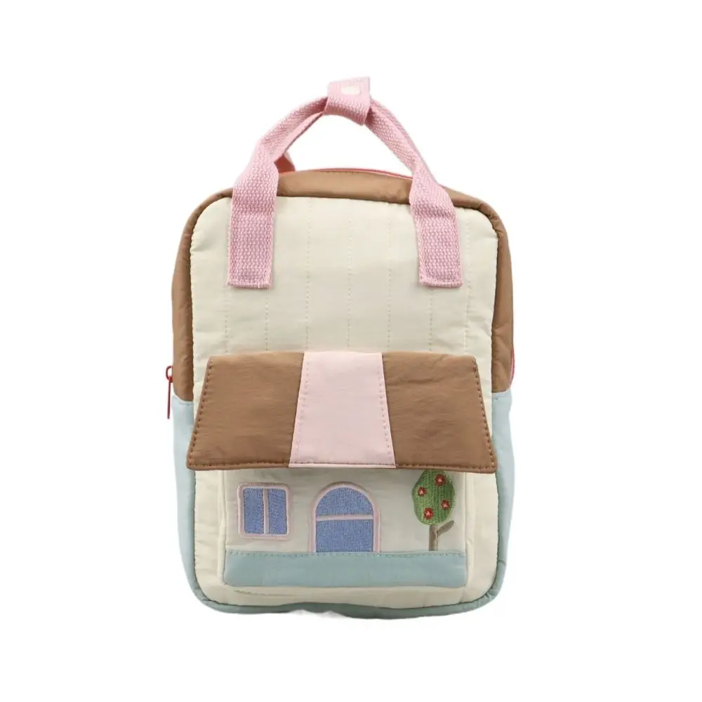 Fashion Lightweight Students Backpack Tree House Embroidery Cute School Bag Pink Versatile Travel Backpack for Girls Toddler
Fashion Lightweight Students Backpack Tree House Embroidery Cute School Bag Pink Versatile Travel Backpack for Girls Toddler