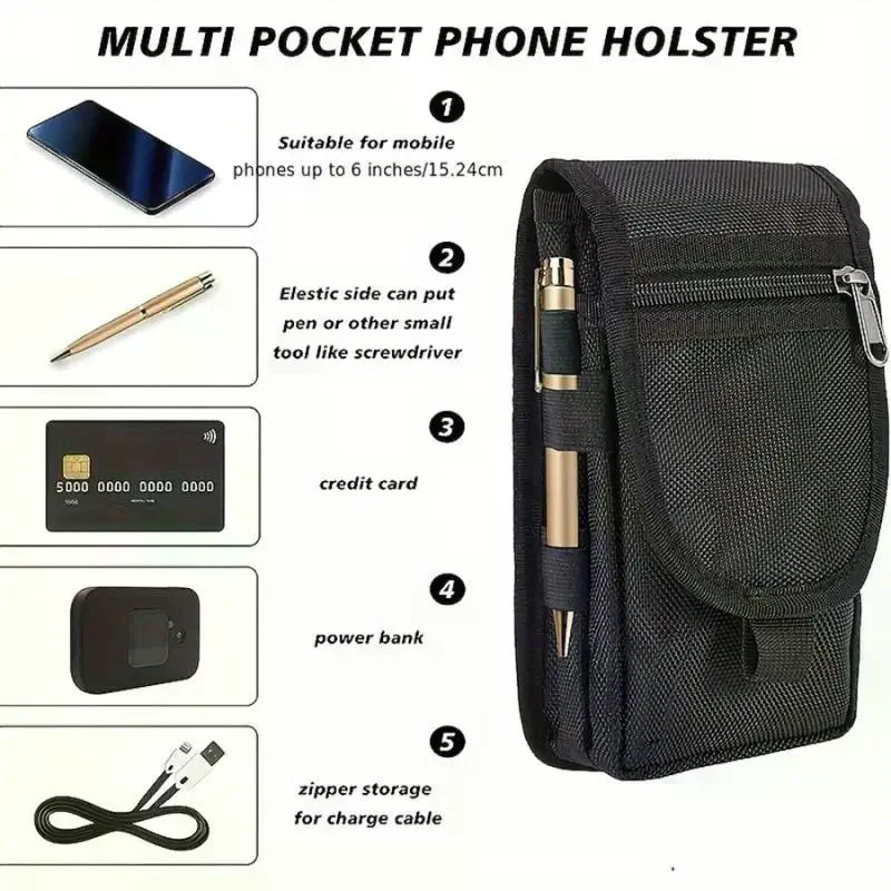 Mobile Phone Bag Casual Waist Bag Pen Insertion Bag Flip Top Mobile Phone Waist Hanging Bag Waist Bag Mobile Phone
Mobile Phone Bag Casual Waist Bag Pen Insertion Bag Flip Top Mobile Phone Waist Hanging Bag Waist Bag Mobile Phone