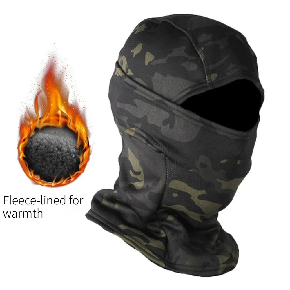 Camo Balaclava Fleece Lined Winter Windproof Warm Tactical Face Mask Multifunctional Neck Gaiter for Cycling Military Outdoor
Camo Balaclava Fleece Lined Winter Windproof Warm Tactical Face Mask Multifunctional Neck Gaiter for Cycling Military Outdoor