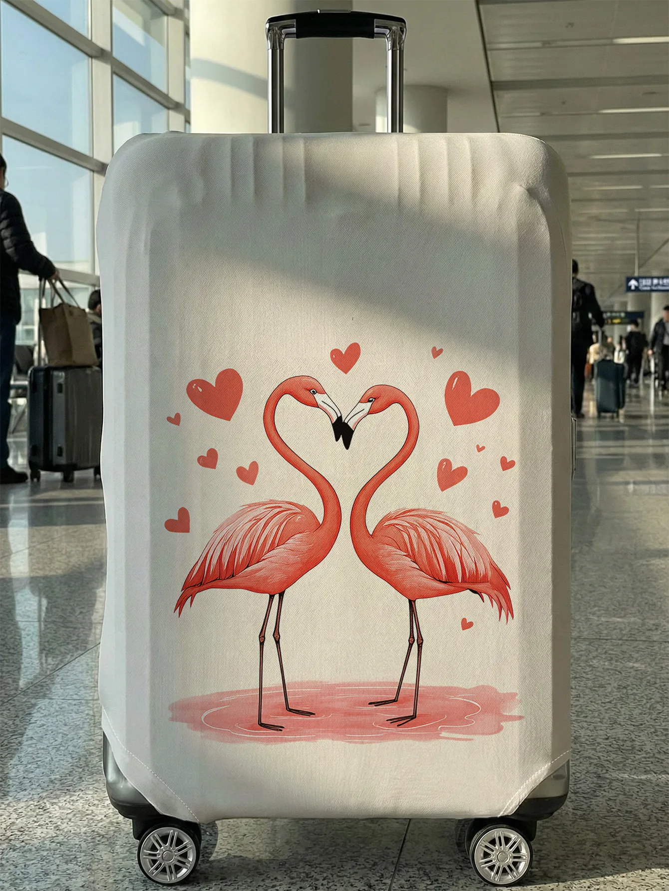 Couple Flamingo Print Luggage Cover, Suitable for 18-32 Inch Luggage Cover, Luggage Handle Glove, Travel Accessories
Couple Flamingo Print Luggage Cover, Suitable for 18-32 Inch Luggage Cover, Luggage Handle Glove, Travel Accessories