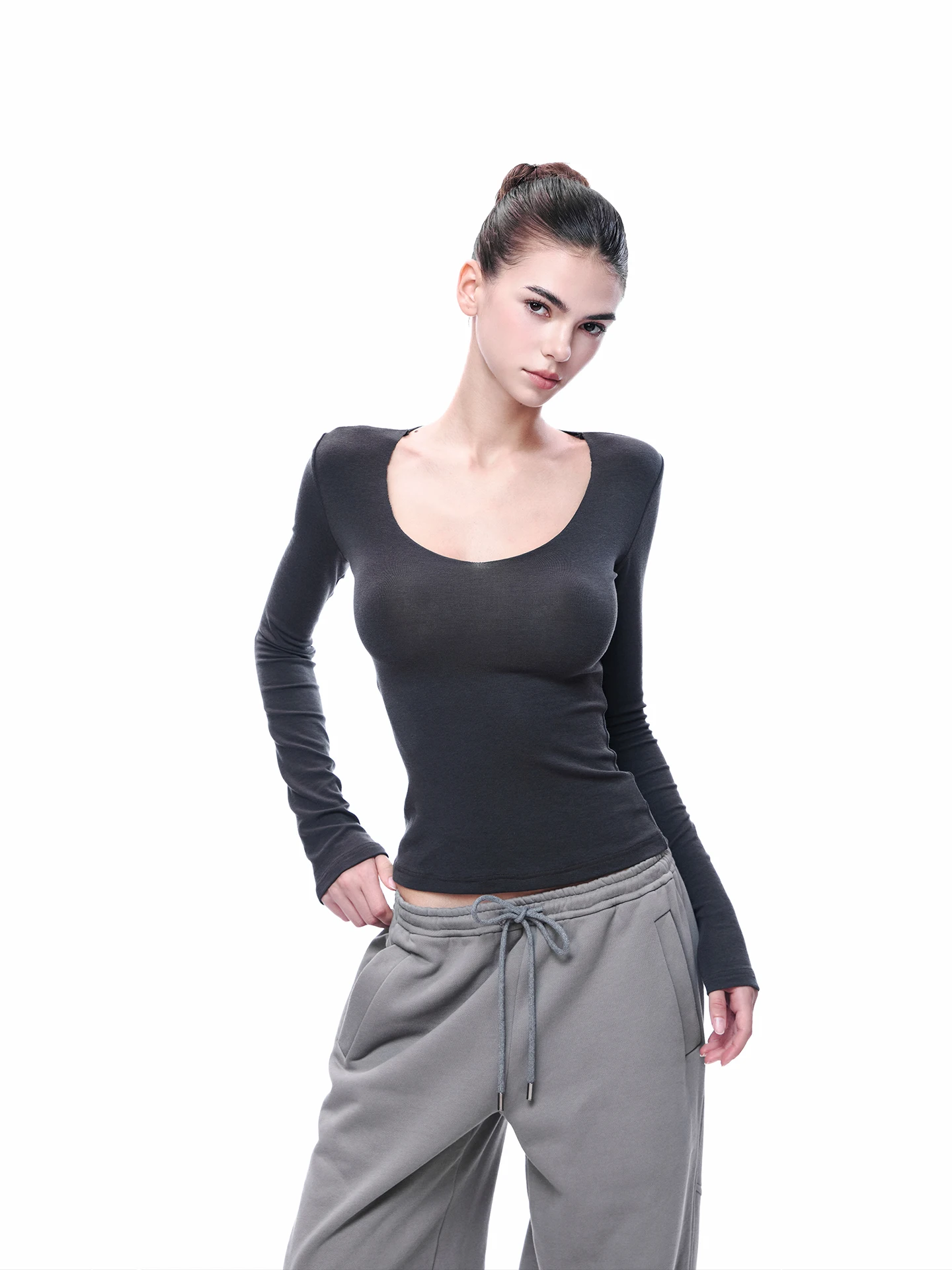 JLAUNT American Retro Long Sve Women's T-irt Slim Fit oulder Appropriate Base Layer Inner Wear Sexy Top Casual Soft
JLAUNT American Retro Long Sve Women's T-irt Slim Fit oulder Appropriate Base Layer Inner Wear Sexy Top Casual Soft