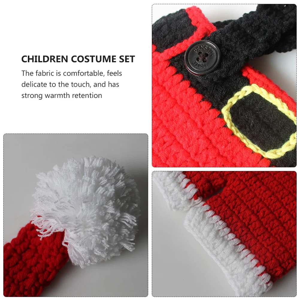 Christmas Costume Children's Photography Suit Baby Newborns Clothes Knitted Props Bodysuit for Babies Clothing Set
Christmas Costume Children's Photography Suit Baby Newborns Clothes Knitted Props Bodysuit for Babies Clothing Set