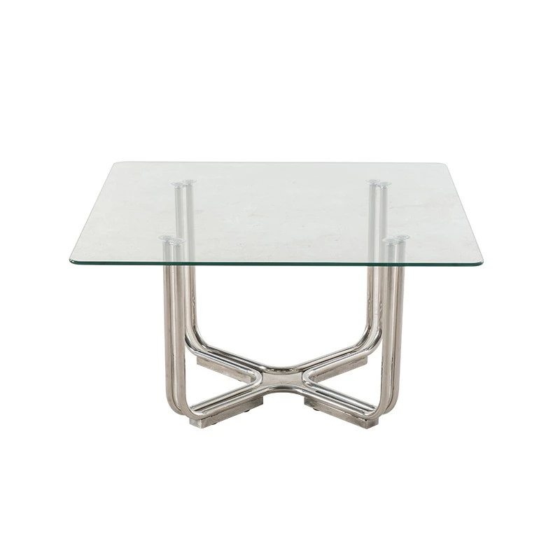 Simple living room household French medieval glass coffee table cream edge table
Simple living room household French medieval glass coffee table cream edge table