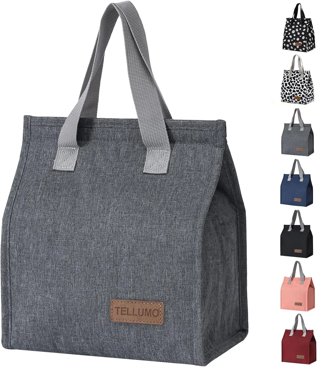 Insulated Lunch Bag , Large Reusable Leakproof Lunch Box Container, Travel Office Work Beach Cooler Tote Bag for Adults, Grey
Insulated Lunch Bag , Large Reusable Leakproof Lunch Box Container, Travel Office Work Beach Cooler Tote Bag for Adults, Grey