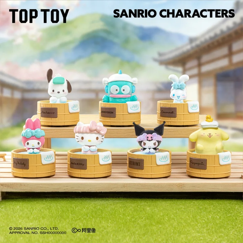 HOT Spot Genuine Sanrio Family Rotating Hot Springs Mobile Toy Series Blind Box Kuromi My Melody Cute Handmade Fan's Kawaii Gift
HOT Spot Genuine Sanrio Family Rotating Hot Springs Mobile Toy Series Blind Box Kuromi My Melody Cute Handmade Fan's Kawaii Gift