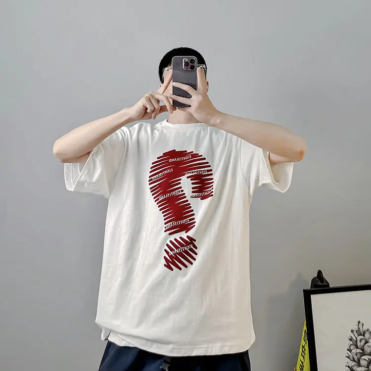 Heavy cotton American letter printed round neck short-sleeved T-shirt for men and women American retro half-sleeved trendy style
Heavy cotton American letter printed round neck short-sleeved T-shirt for men and women American retro half-sleeved trendy style