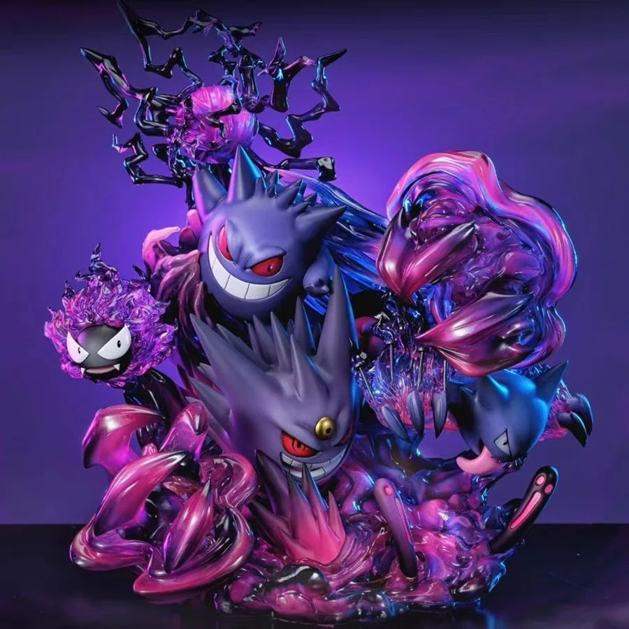 Pokemon Gengar Evolution Group Shiny Gengar Pocket Monster Collectible Figure Desktop Display Statue For Adult Collection Fans
Pokemon Gengar Evolution Group Shiny Gengar Pocket Monster Collectible Figure Desktop Display Statue For Adult Collection Fans