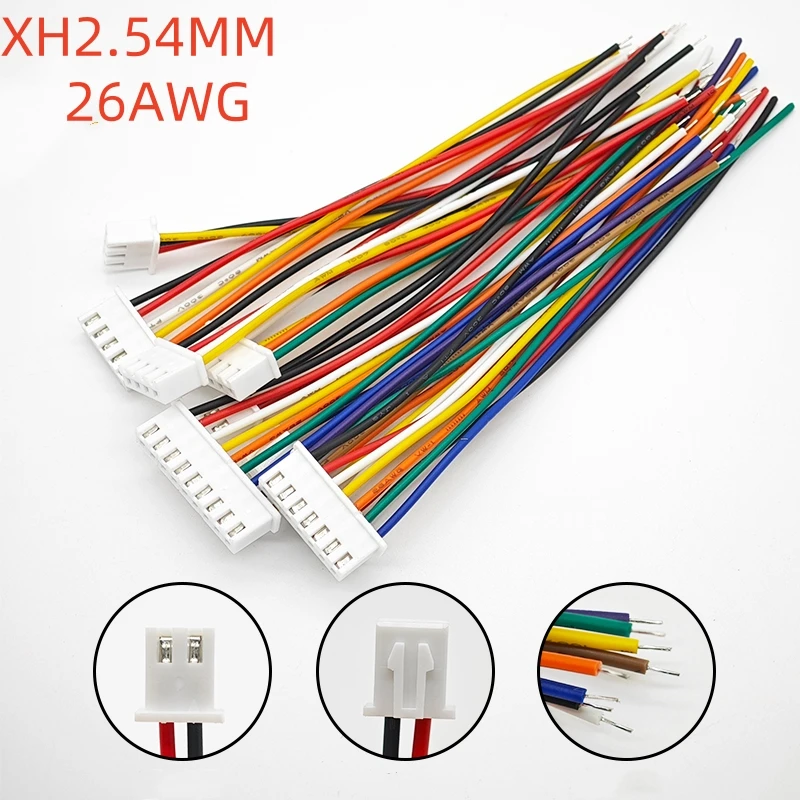 10PCS XH2.54 pitch terminal cable 1007 #26 single head tinned electronic cable 2P3P4P5P6P7P8P9P10P 
10PCS XH2.54 pitch terminal cable 1007 #26 single head tinned electronic cable 2P3P4P5P6P7P8P9P10P