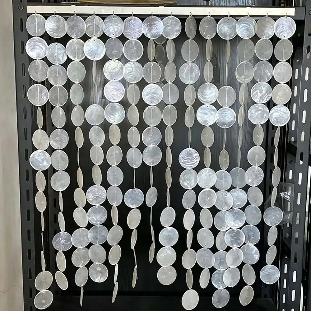 1 M/1.5 M Wedding Shell Hanging Curtain Partitions Curtain Finished Bead DIY Shell Bead Strings Entrance Door
1 M/1.5 M Wedding Shell Hanging Curtain Partitions Curtain Finished Bead DIY Shell Bead Strings Entrance Door