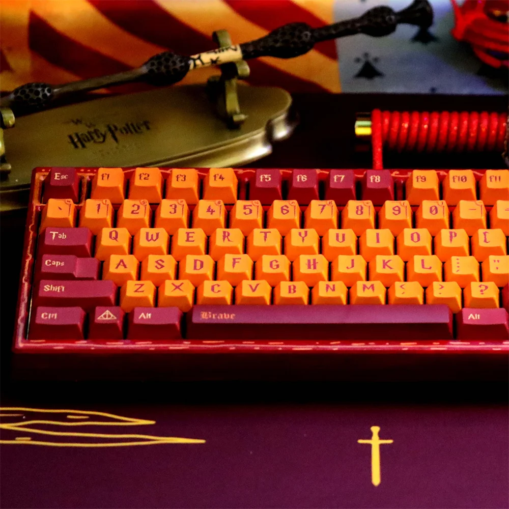 PBT 142 Keys/Sets Four Major Colleges Keycap Cherry Profile 5 Side Sublimation Key Caps For MX Switch Mechanical Gaming Keyboard
PBT 142 Keys/Sets Four Major Colleges Keycap Cherry Profile 5 Side Sublimation Key Caps For MX Switch Mechanical Gaming Keyboard