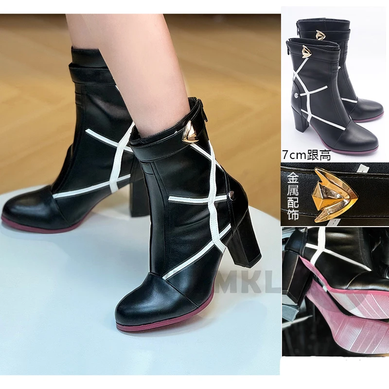 Game Honkai: Star Rail Kafka Cosplay Shoes Role Play Trinnon Shoes For Halloween Carnival Prop Customized
Game Honkai: Star Rail Kafka Cosplay Shoes Role Play Trinnon Shoes For Halloween Carnival Prop Customized