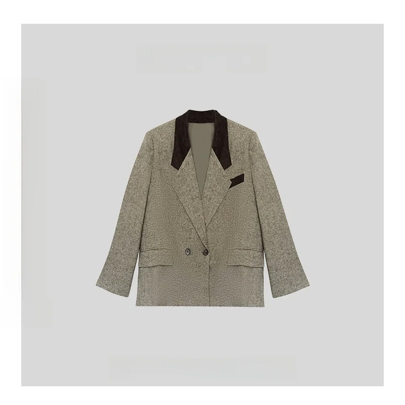 Женский шерстяной повседневный костюм Lida NEADADA: пиджак в корейском стиле, высокое качество, узкий крой, модель TKC684, для работы и повседневной носки
Женский шерстяной повседневный костюм Lida NEADADA: пиджак в корейском стиле, высокое качество, узкий крой, модель TKC684, для работы и повседневной носки