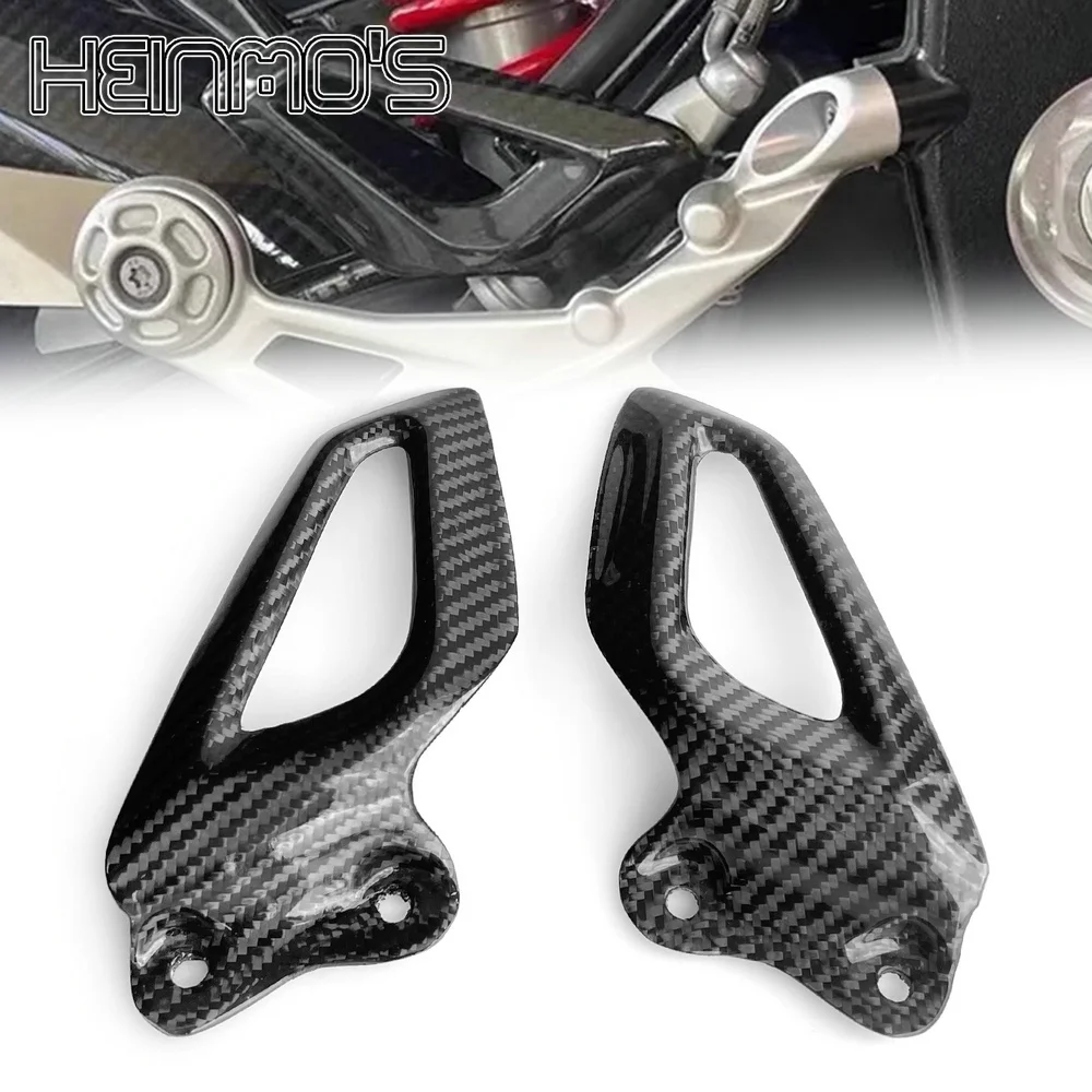 Motorcycle Real Carbon Fiber Foot Pad Protector Heel Protector Plates Foot Rests For BMW S1000RR S 1000 RR 2019-2023 2024
Motorcycle Real Carbon Fiber Foot Pad Protector Heel Protector Plates Foot Rests For BMW S1000RR S 1000 RR 2019-2023 2024