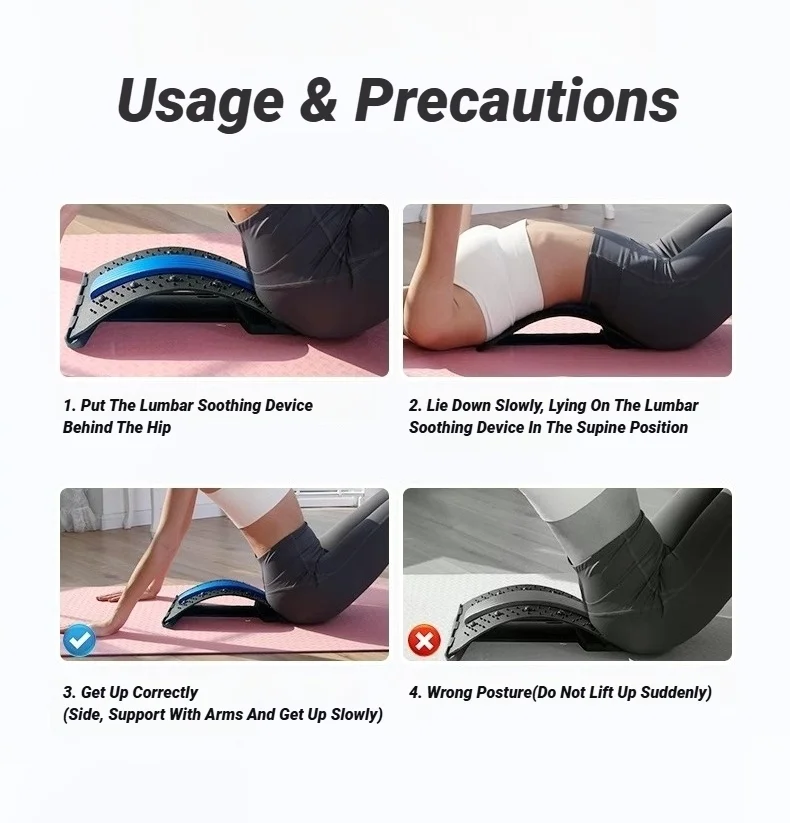 Инструмент для релаксации спины и поясницы: массажер, растяжка нижней части, облегчение боли в позвоночнике, расслабляющее позвоночник и тяга для коррекции талии 
Инструмент для релаксации спины и поясницы: массажер, растяжка нижней части, облегчение боли в позвоночнике, расслабляющее позвоночник и тяга для коррекции талии