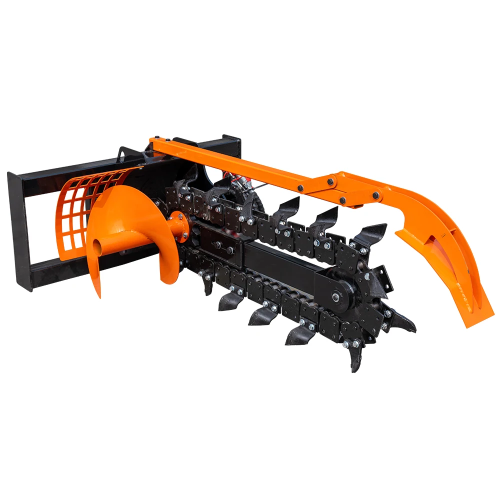 USA Stock Hydraulic Trencher Skid Steer Attachment 37'' Ditch Witch for Bobcat Loader Univeral Mounting Coupler Free Shipping
USA Stock Hydraulic Trencher Skid Steer Attachment 37'' Ditch Witch for Bobcat Loader Univeral Mounting Coupler Free Shipping