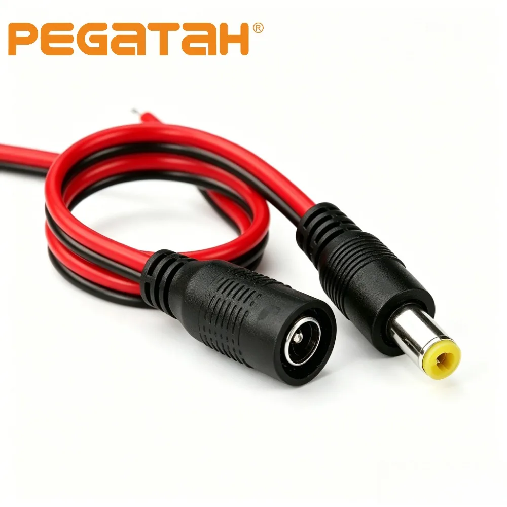 PEGATAH 5pcs BNC Connector DC Power Cable for Analog CCTV Security Camera Surveillance Power Supply
PEGATAH 5pcs BNC Connector DC Power Cable for Analog CCTV Security Camera Surveillance Power Supply