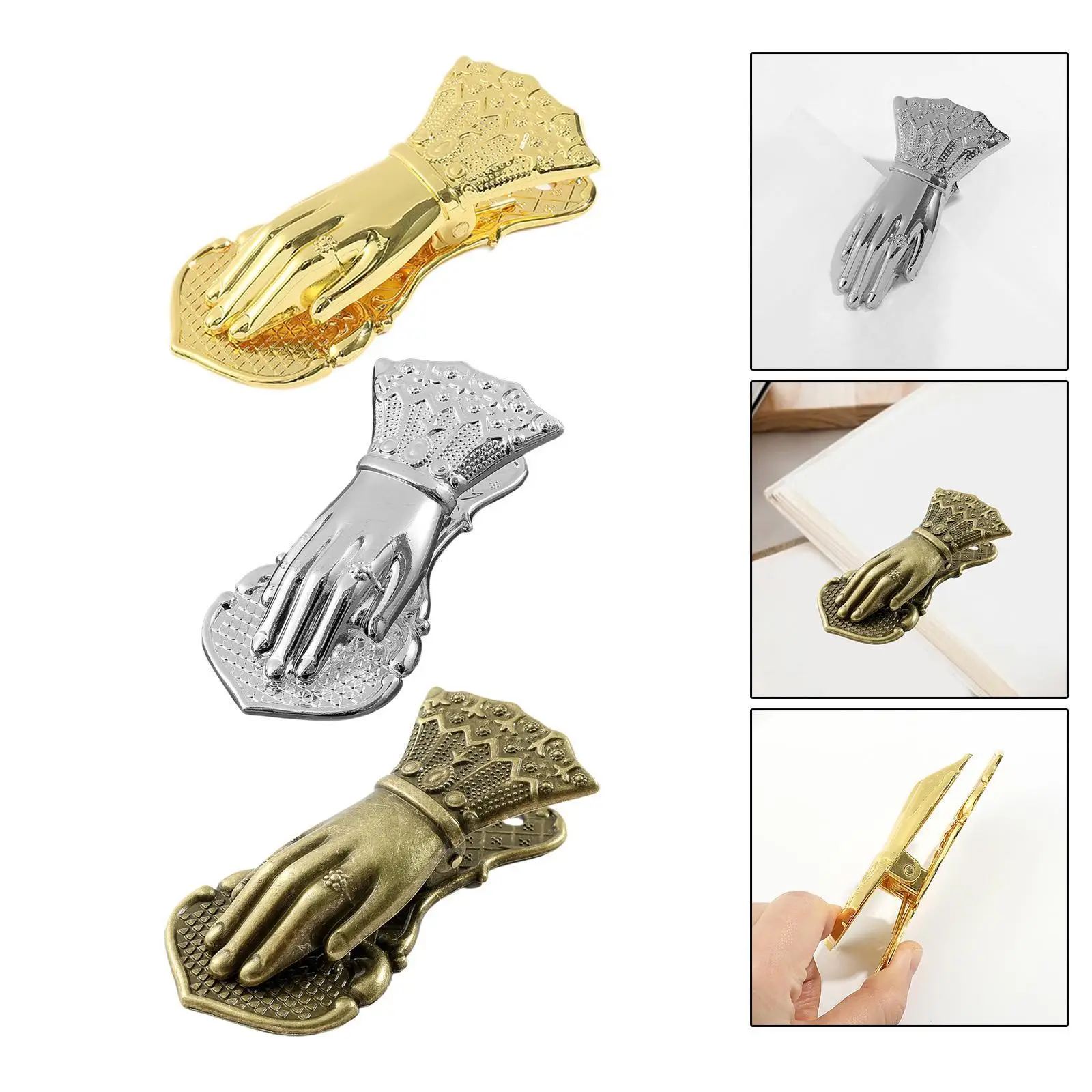Vintage Hand Shaped Paper Clip Metal Retro Multifunctional Binder Clip for Scrapbook Travelers Document Journaling Home Office
Vintage Hand Shaped Paper Clip Metal Retro Multifunctional Binder Clip for Scrapbook Travelers Document Journaling Home Office