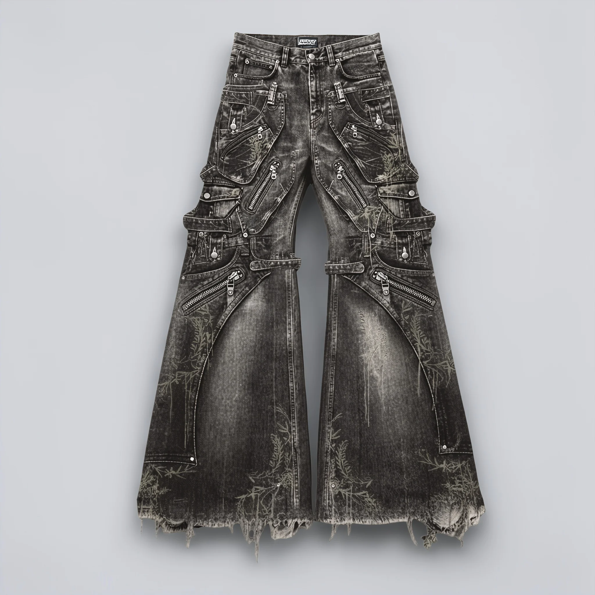 Vintage Streetwear Black Baggy Jeans Men Wide Leg Cargo Distressed Zip Pocket Denim Pants Casual Fashion Gothic Y2K Cargo Jeans
Vintage Streetwear Black Baggy Jeans Men Wide Leg Cargo Distressed Zip Pocket Denim Pants Casual Fashion Gothic Y2K Cargo Jeans