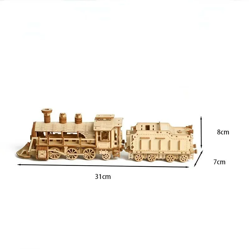 Handmade steam train building block model, DIY assembly puzzle, 3D three-dimensional high-value simulation toy model
Handmade steam train building block model, DIY assembly puzzle, 3D three-dimensional high-value simulation toy model