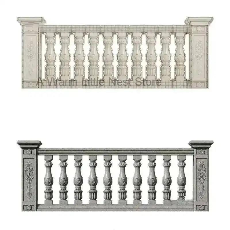 Villa Column Roman European Home Railing Mold Garden Buildings Guardrail Mold Thickened Cast-in-place Cement Balcony Fence Molds
Villa Column Roman European Home Railing Mold Garden Buildings Guardrail Mold Thickened Cast-in-place Cement Balcony Fence Molds