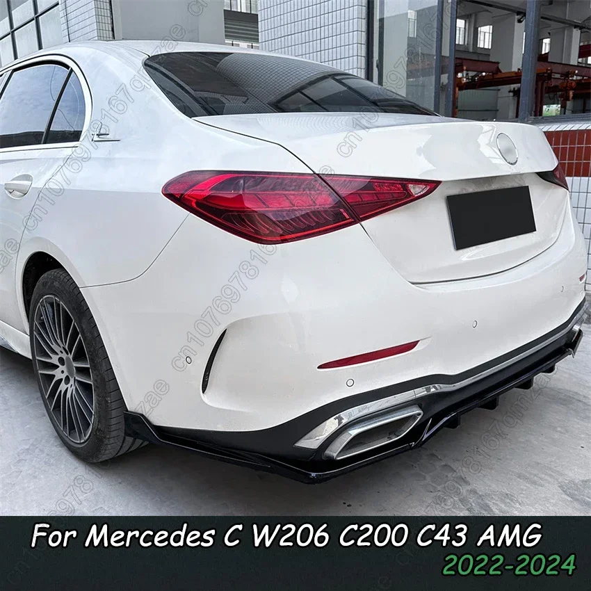 For Mercedes Benz C Class W206 C200 C43 AMG 2022-2024 Rear Bumper Diffuser Lip Spoiler
For Mercedes Benz C Class W206 C200 C43 AMG 2022-2024 Rear Bumper Diffuser Lip Spoiler