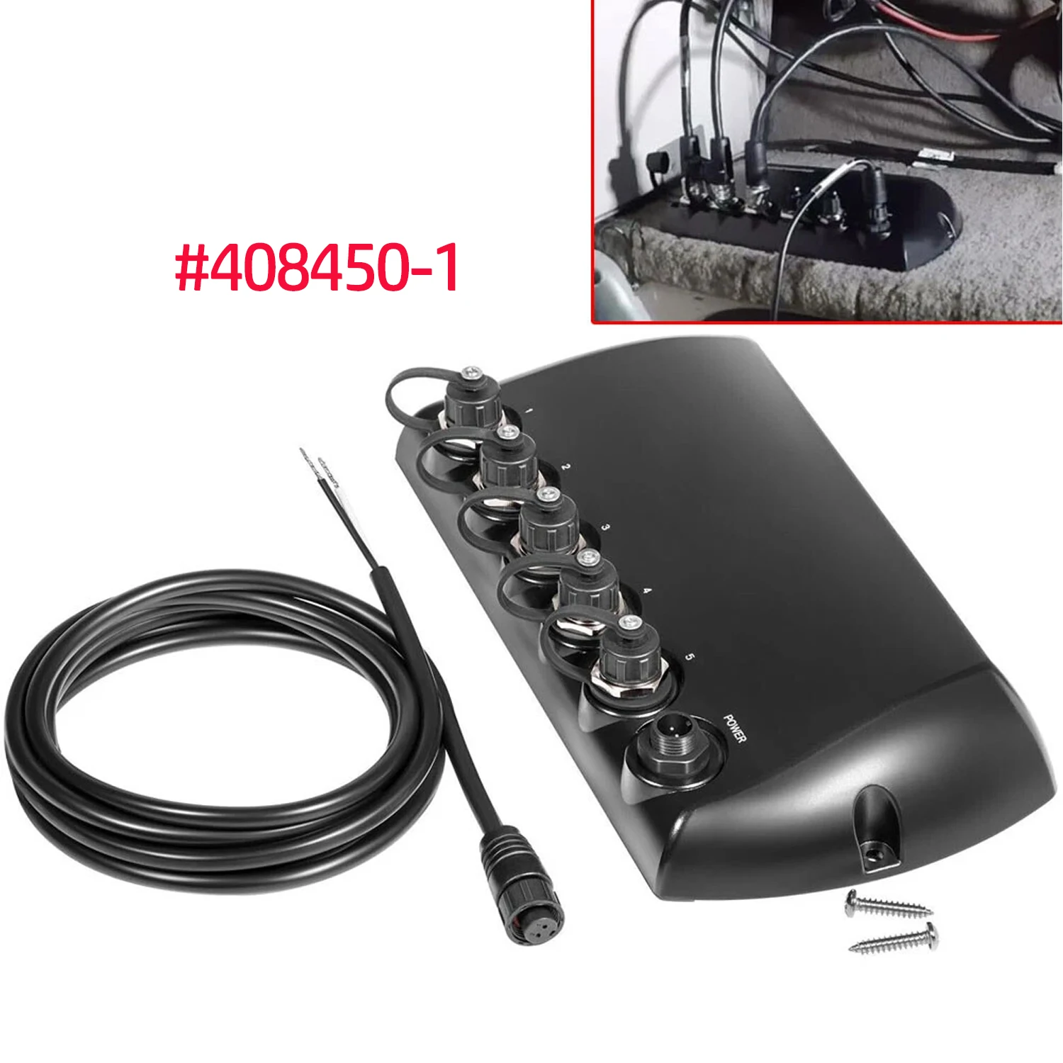 5-портовый Ethernet-коммутатор для лодки # 408450-1, подходит для морского сетевого коммутатора Humminbird AS ETH 5PXG, для всех моделей Helix
5-портовый Ethernet-коммутатор для лодки # 408450-1, подходит для морского сетевого коммутатора Humminbird AS ETH 5PXG, для всех моделей Helix