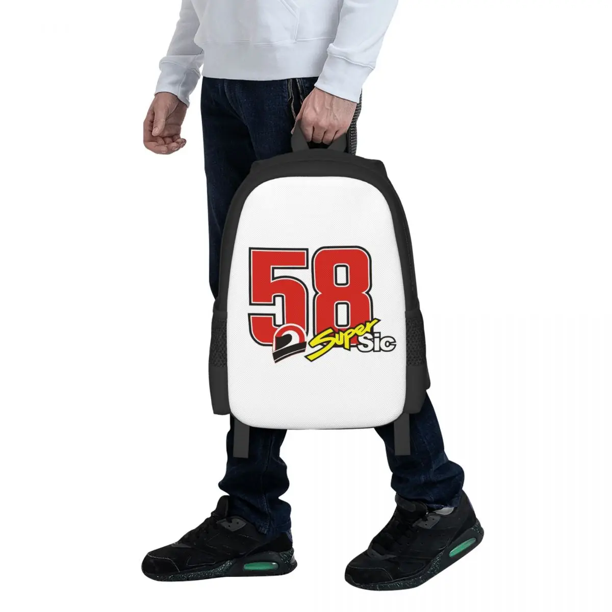 Рюкзак Marco Simoncelli 58 Super Sic для школьников, модный ранец для мальчиков и девочек, для походов и путешествий, сумка через плечо
Рюкзак Marco Simoncelli 58 Super Sic для школьников, модный ранец для мальчиков и девочек, для походов и путешествий, сумка через плечо