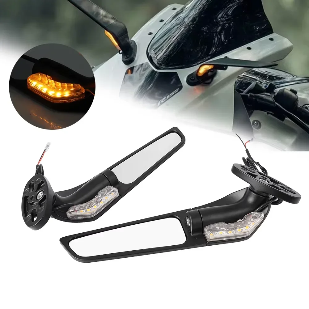 Adjustable Rotating Motorcycle Wind Wing Rearview Side Mirror for Honda CBR650R Kawasaki Ninja Suzuki GSXR 600 750 Yamaha Ducati
Adjustable Rotating Motorcycle Wind Wing Rearview Side Mirror for Honda CBR650R Kawasaki Ninja Suzuki GSXR 600 750 Yamaha Ducati