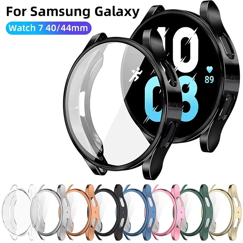 Мягкий силиконовый чехол из ТПУ для Samsung Galaxy Watch 7, 40 мм, 44 мм, защитный бампер с полным покрытием экрана, аксессуары для Galaxy Watch 7
Мягкий силиконовый чехол из ТПУ для Samsung Galaxy Watch 7, 40 мм, 44 мм, защитный бампер с полным покрытием экрана, аксессуары для Galaxy Watch 7