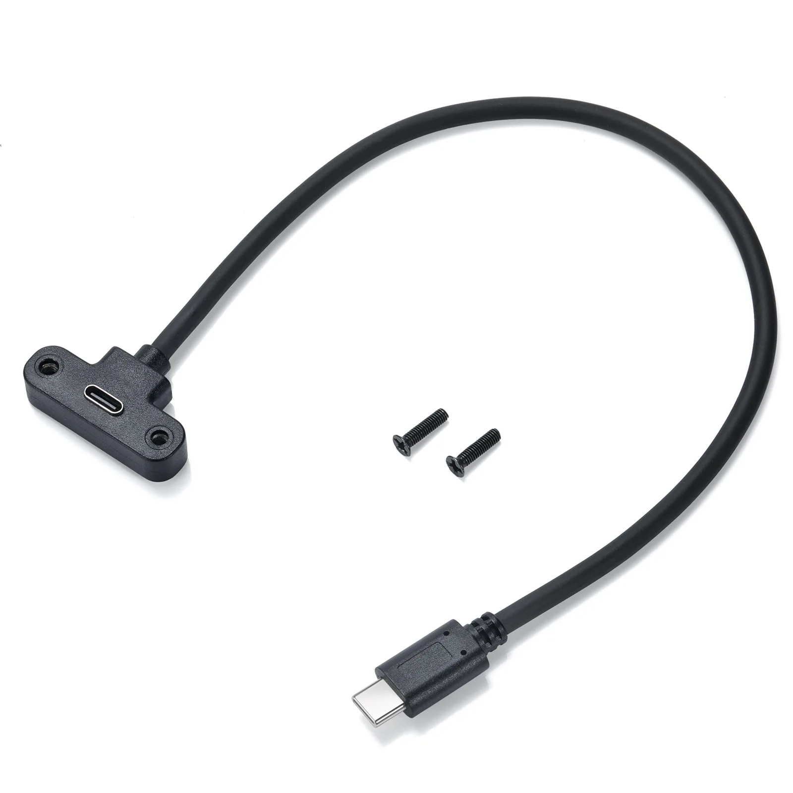 USB Type C Male to USB C Female Angle Panel Mount Screw Adapter Data Power Charge Extension Cable for Laptop Tablet Mobile Phone
USB Type C Male to USB C Female Angle Panel Mount Screw Adapter Data Power Charge Extension Cable for Laptop Tablet Mobile Phone