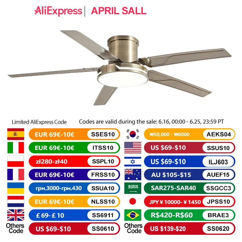 42/52-inch low-floor ceiling fan with pure copper motor fan stainless steel blades and 48W LED light electric fan Remote control
42/52-inch low-floor ceiling fan with pure copper motor fan stainless steel blades and 48W LED light electric fan Remote control