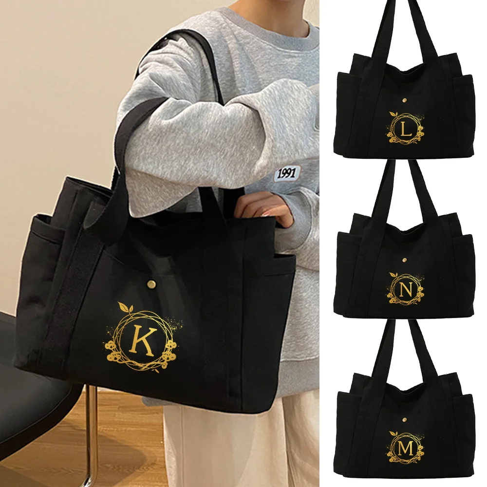 Multi Functional Shoulder Bag Fashionable Women's Handbag Canvas Shoulder Bags Fashionable Shopping Bags Wreath Pattern Series
Multi Functional Shoulder Bag Fashionable Women's Handbag Canvas Shoulder Bags Fashionable Shopping Bags Wreath Pattern Series
