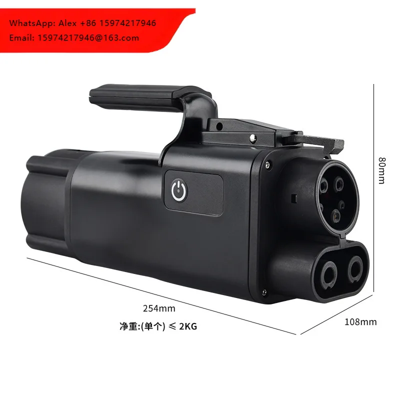 CHA To CCS1 300A DC EV Charging Adapter IP65 Waterproof For Home Use Electric Vehicle Converter
CHA To CCS1 300A DC EV Charging Adapter IP65 Waterproof For Home Use Electric Vehicle Converter