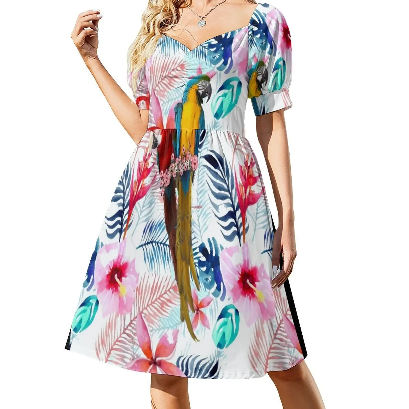 Tropical parrots 2021 Short-Sleeved Dress Dresses gala sexy dress elegant party dresses for women 2025 Dress
Tropical parrots 2021 Short-Sleeved Dress Dresses gala sexy dress elegant party dresses for women 2025 Dress