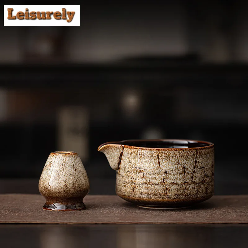 Japanese Style Charming Matcha Bowl Flowing Color Ceramic Tea Whisk Stand Set Accessories Imitation Song Dynasty Craft Supplies
Japanese Style Charming Matcha Bowl Flowing Color Ceramic Tea Whisk Stand Set Accessories Imitation Song Dynasty Craft Supplies