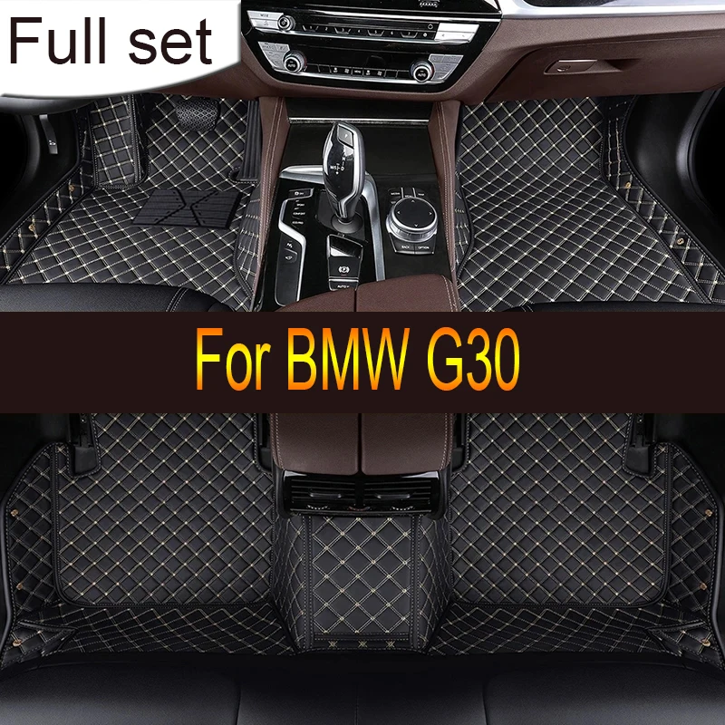 Автомобильный роскошный кожаный напольный коврик на заказ для BMW G30 2020 2021 2022, автомобильный коврик, полный комплект, женские водонепроницаемые аксессуары
Автомобильный роскошный кожаный напольный коврик на заказ для BMW G30 2020 2021 2022, автомобильный коврик, полный комплект, женские водонепроницаемые аксессуары
