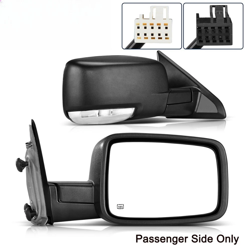Passenger Side Power Heated Tow Mirror for 2009-2016 Dodge Ram 1500 Truck Signal
Passenger Side Power Heated Tow Mirror for 2009-2016 Dodge Ram 1500 Truck Signal