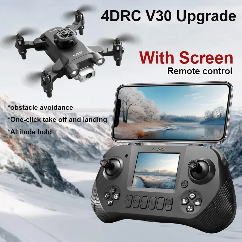 V30 Mini Drones 4K 8K HD Aerial Profesional Dual-camera Helicopter with Screen Remote Control Obstacle Avoidance Dron UAV Toys
V30 Mini Drones 4K 8K HD Aerial Profesional Dual-camera Helicopter with Screen Remote Control Obstacle Avoidance Dron UAV Toys