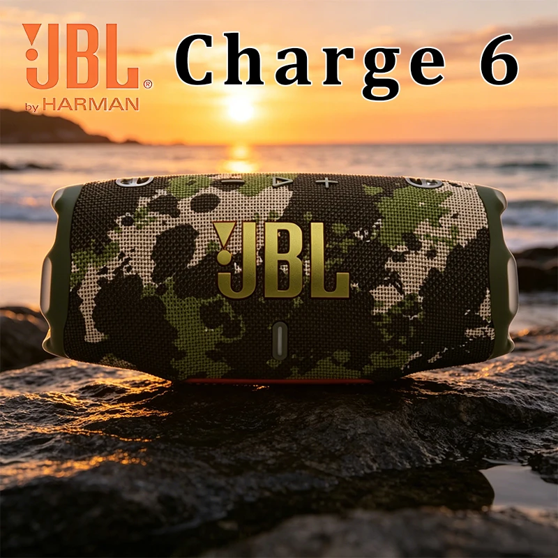 JBL CHARGE6 portable Bluetooth speaker for outdoor camping and hiking, fully waterproof body, stunning high volume subwoofer
JBL CHARGE6 portable Bluetooth speaker for outdoor camping and hiking, fully waterproof body, stunning high volume subwoofer