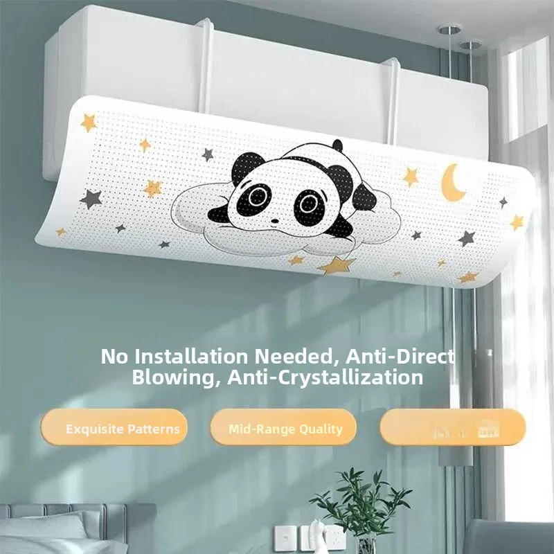 No-Install Air Conditioner Direct Blow Shield Wind Directional Board Aesthetic European Style Plastic Wind Blocking Board
No-Install Air Conditioner Direct Blow Shield Wind Directional Board Aesthetic European Style Plastic Wind Blocking Board