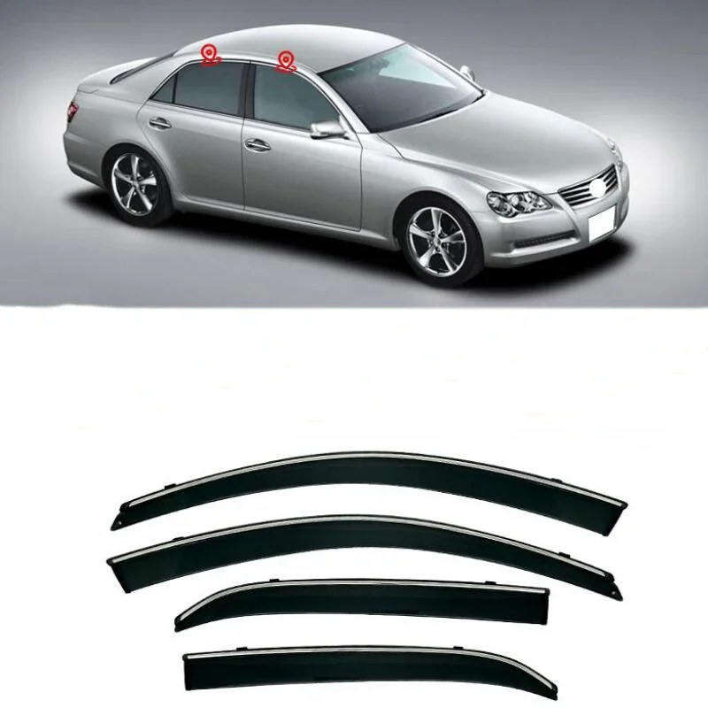 Car Window Visor Rain Guard Side Window Deflector Weather Shield For Mark X 2004 2005 2006 2007 2008 2009 2010 2011 2012 -2020
Car Window Visor Rain Guard Side Window Deflector Weather Shield For Mark X 2004 2005 2006 2007 2008 2009 2010 2011 2012 -2020