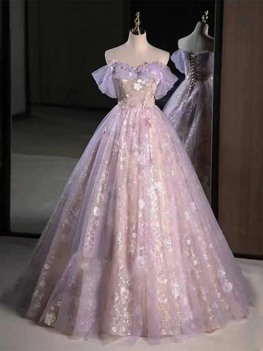 Ele Evening Gown Women's High-end Vocal Music Exam Student Day Adult Ceremony Purple Fugitive Princ Engagement Toastin...
Ele Evening Gown Women's High-end Vocal Music Exam Student Day Adult Ceremony Purple Fugitive Princ Engagement Toastin...