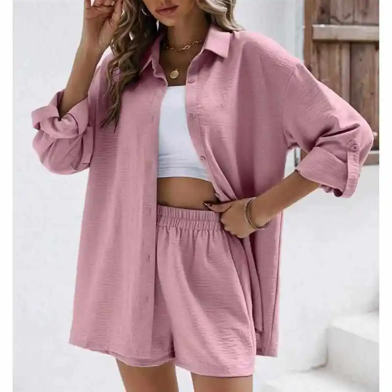 Faionable Color Long Sve irt And orts Casual Set Women's Seven-Piece Suit V-Ne f Zipper Polyester Spring
Faionable Color Long Sve irt And orts Casual Set Women's Seven-Piece Suit V-Ne f Zipper Polyester Spring